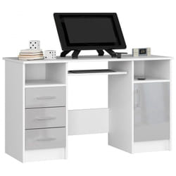 AKORD Furniture Factory IP0PANABIAMETA bureau d'ordinateur Blanc