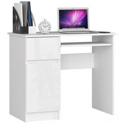 AKORD Furniture Factory IP0PBIUBIAPOLPIKSLEW bureau d'ordinateur Blanc