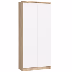 AKORD Furniture Factory RP0PREGR80DABBIA, Blanc, Chêne, 8 étagères, Mat, 16 mm, 350 mm, 800 mm