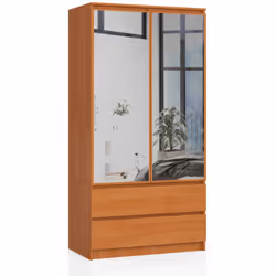 AKORD Furniture Factory SP0PSYSOLCHLUST, Armoire, 4 étagères, 2 portes(s), Mat, Porte à charnière, 1,6 cm