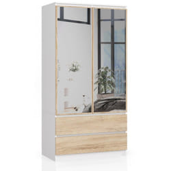 AKORD Furniture Factory SP0PSYSBIASONLUST placard et armoire de chambre à coucher 4 étagères 2 portes(s) Blanc