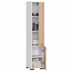 AKORD Furniture Factory OP0LLAZBIASON armoire de rangement de salle de bain Blanc