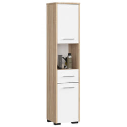 AKORD Furniture Factory OP0LLAZ2DDABBIA armoire de rangement de salle de bain Chêne