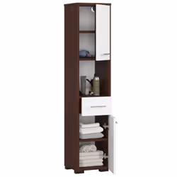 AKORD Furniture Factory OP0LLAZ2DVENBIA armoire de rangement de salle de bain Bois