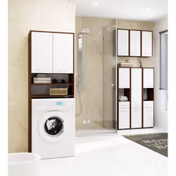 AKORD Furniture Factory OP0LLAZ2DVENBIA armoire de rangement de salle de bain Bois - Vue supplémentaire 4