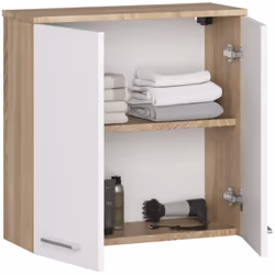 AKORD Furniture Factory OP0LLAZW60DABBIA armoire de rangement de salle de bain Chêne
