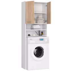 AKORD Furniture Factory OP0LLAZPRALBIASON armoire de rangement de salle de bain Blanc