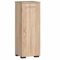 Armoire salle de bains AKORD FIN Chêne Sonoma 30 cm 1 porte façade Chêne Sonoma 2 étagères 30x30x82 cm