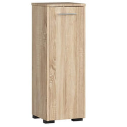 Armoire salle de bains AKORD FIN Chêne Sonoma 30 cm 1 porte façade Chêne Sonoma 2 étagères 30x30x82 cm