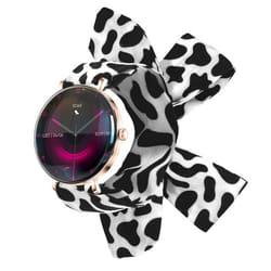 Montre connectée sportive Forever SB-370 Lucca Or Rose 143 Bluetooth v5.3 IP68 AMOLED 200mAh MultiSport Touch Cow Strip