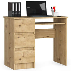 AKORD Furniture Factory IP0PBIUART009 bureau d'ordinateur Couleur chêne