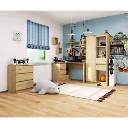 AKORD Furniture Factory IP0P3SDABART0028 bureau d'ordinateur Couleur chêne - Vue supplémentaire 4