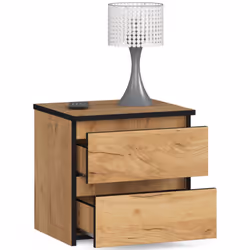 AKORD Furniture Factory OP0LCL2CRA001 Table de nuit et table de chevet 2 tiroir(s)