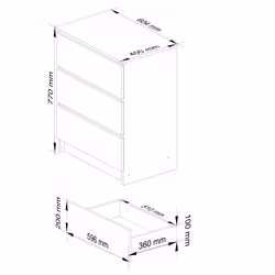 AKORD Furniture Factory OP0LK-6CRA002 Commode