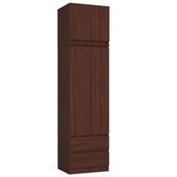AKORD Furniture Factory SZCLPS60NADWEN placard et armoire de chambre à coucher 3 étagères 2 portes(s) Wenge