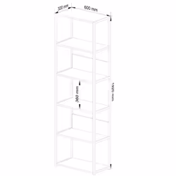 AKORD Furniture Factory REGMETCZARSONCL600 étagères
