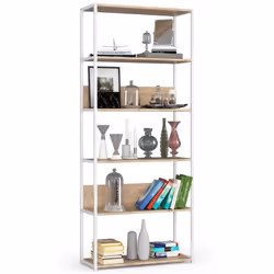 AKORD Furniture Factory REGMETBIASONCL800, 6 étagères, 320 mm, 800 mm, 1920 mm