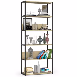 AKORD Furniture Factory REGMETCZARARTCL800, 6 étagères, 320 mm, 800 mm, 1920 mm