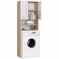 AKORD Furniture Factory OP0LLAZSONBIAPRAPOL armoire de rangement de salle de bain Chêne
