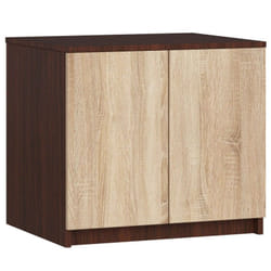AKORD Furniture Factory SP0PSZNADS60WENSON placard et armoire de chambre à coucher 2 étagères 2 portes(s) Wenge