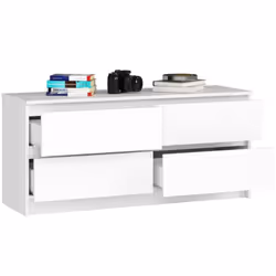 AKORD Furniture Factory OP0LK-120SZ4-BIA Commode