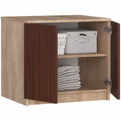 AKORD Furniture Factory SP0PSZNADS60SONWEN placard et armoire de chambre à coucher 2 étagères 2 portes(s) Chêne