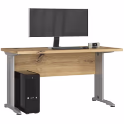AKORD Furniture Factory BIUBM-135ART, Droit, Forme rectangulaire, Mat, Couleur chêne, 600 mm, 1350 mm