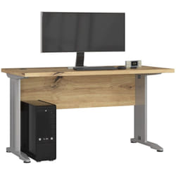 AKORD Furniture Factory BIUBM-135ART bureau d'ordinateur Couleur chêne
