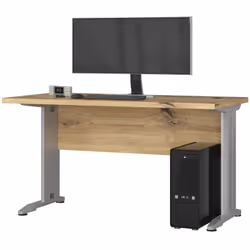 AKORD Furniture Factory BIUBM-135ART bureau d'ordinateur Couleur chêne