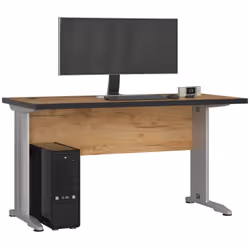 AKORD Furniture Factory BIUBM-135CRA, Droit, Forme rectangulaire, Mat, Couleur chêne, 600 mm, 1350 mm