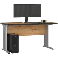 AKORD Furniture Factory BIUBM-135CRA bureau d'ordinateur Couleur chêne