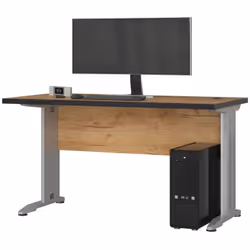AKORD Furniture Factory BIUBM-135CRA bureau d'ordinateur Couleur chêne