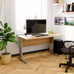 AKORD Furniture Factory BIUBM-135DS bureau d'ordinateur Couleur chêne - Vue supplémentaire 4
