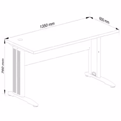 AKORD Furniture Factory BIUBM-135O bureau d'ordinateur