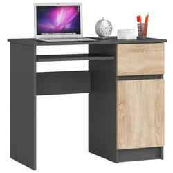AKORD Furniture Factory IP0PBIUSZARSONPIKSPR bureau d'ordinateur Couleur chêne