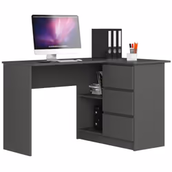 AKORD Furniture Factory IP0P3SSZAB16P, Droit, Forme rectangulaire, Mat, 3 tiroir(s), 850 mm, 1240 mm