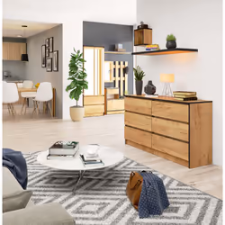 AKORD Furniture Factory OP0LK-140SZ6-CRA Commode - Vue supplémentaire 4