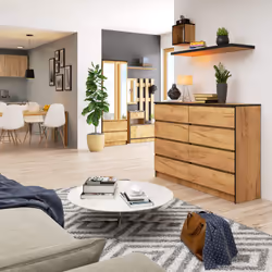 AKORD Furniture Factory OP0LK-140SZ8-CRA Commode - Vue supplémentaire 4