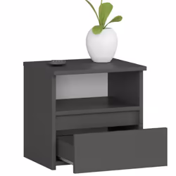 AKORD Furniture Factory OP0LCL1SZAR001 Table de nuit et table de chevet 1 tiroir(s)