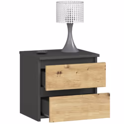 AKORD Furniture Factory OP0LCL2SZARART001 Table de nuit et table de chevet 2 tiroir(s)