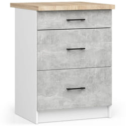 AKORD Furniture Factory KS0POLIBIABET3S007 Armoire de rangement de salle à manger et de cuisine