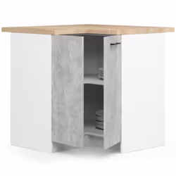AKORD Furniture Factory KS0POLIBIABET010 Armoire de rangement de salle à manger et de cuisine