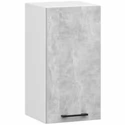 AKORD Furniture Factory KS0POLIBIABET005H580, 1 portes(s), 2 étagères, Blanc, Porte à charnière, 16 mm, 300 mm