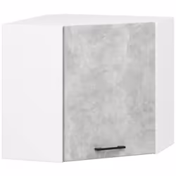 AKORD Furniture Factory KS0POLIBIABET009H580, 1 portes(s), 2 étagères, Blanc, Porte à charnière, 16 mm, 300 mm