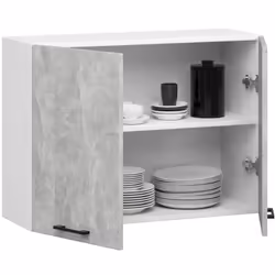 AKORD Furniture Factory KS0POLIBIABET002H580 Armoire de rangement de salle à manger et de cuisine