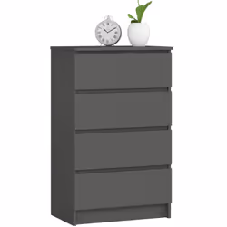 AKORD Furniture Factory OP0LK-6SZAR003, 4 tiroir(s), Mat, 16 mm, 51 cm, 400 mm, 600 mm
