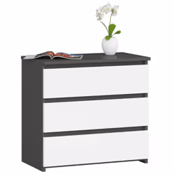 AKORD Furniture Factory OP0LCL-SZARBIA003, 3 tiroir(s), 350 mm, 600 mm, 570 mm