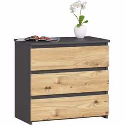 AKORD Furniture Factory OP0LCL-SZARART003, 3 tiroir(s), 350 mm, 600 mm, 570 mm