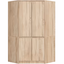 Armoire dangle AKORD S100 Chêne Sonoma 100 cm 4 portes façade Chêne Sonoma 6 étagères 100x50x180 cm