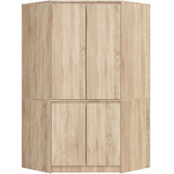 Armoire dangle AKORD S100 Chêne Sonoma 100 cm 4 portes façade Chêne Sonoma 6 étagères 100x50x180 cm